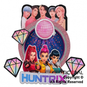 ADORNO CARTEL LAS GUERRERAS DEMON HUNTERS K POP CON GIBRE x 1